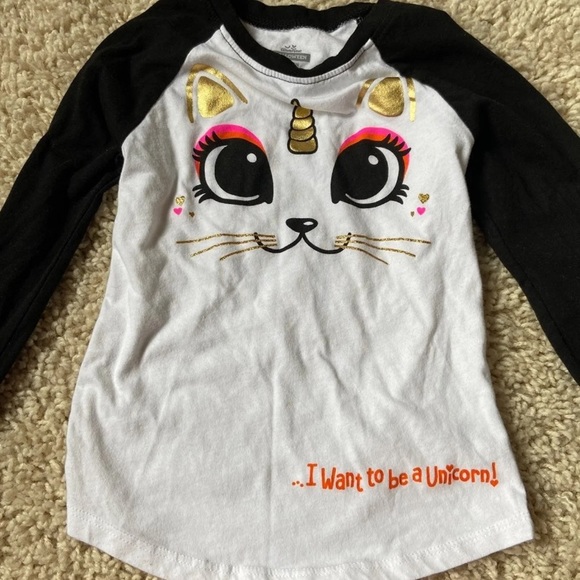 Girls XS Unicorn Caticorn Outfit - Picture 2 of 2